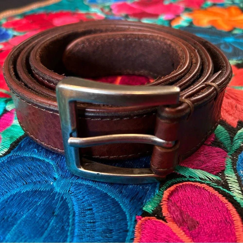 Levi’s Brown Leather Belt for Men Size L